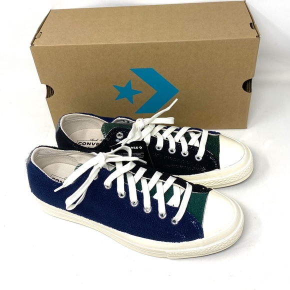 Converse Chuck 70 OX Low Top Blue Green Men’s Fleece Sneakers Skate Size 172268C - Picture 6 of 11